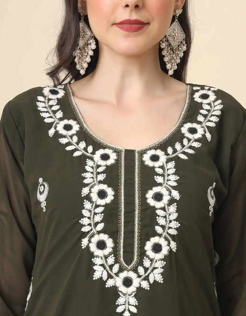 Load image into Gallery viewer, Women&#39;s Embroidery Chikankari Lucknow Kurti mahezon
