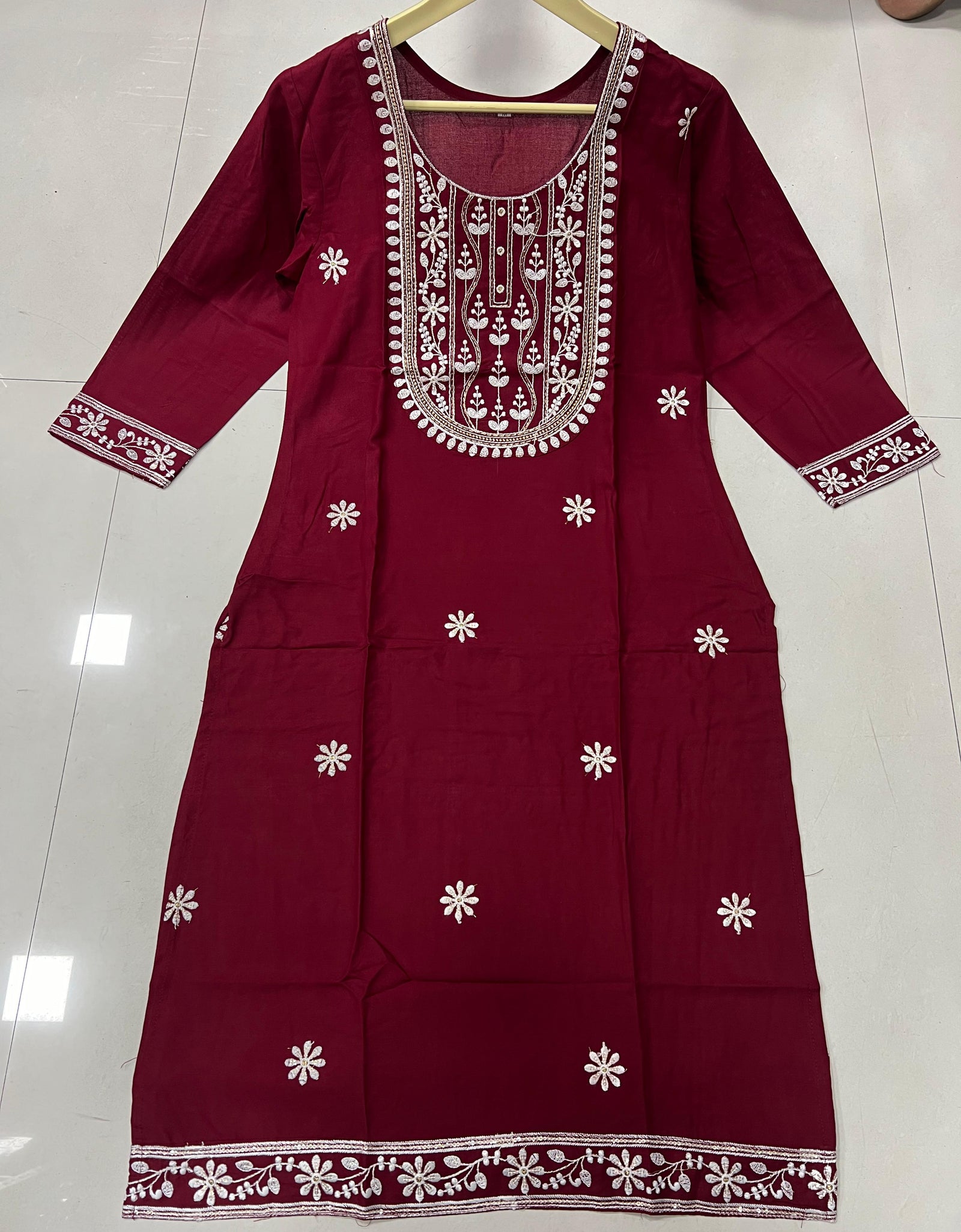 Women's Ethnic Designer Embroidery Kurti mahezon