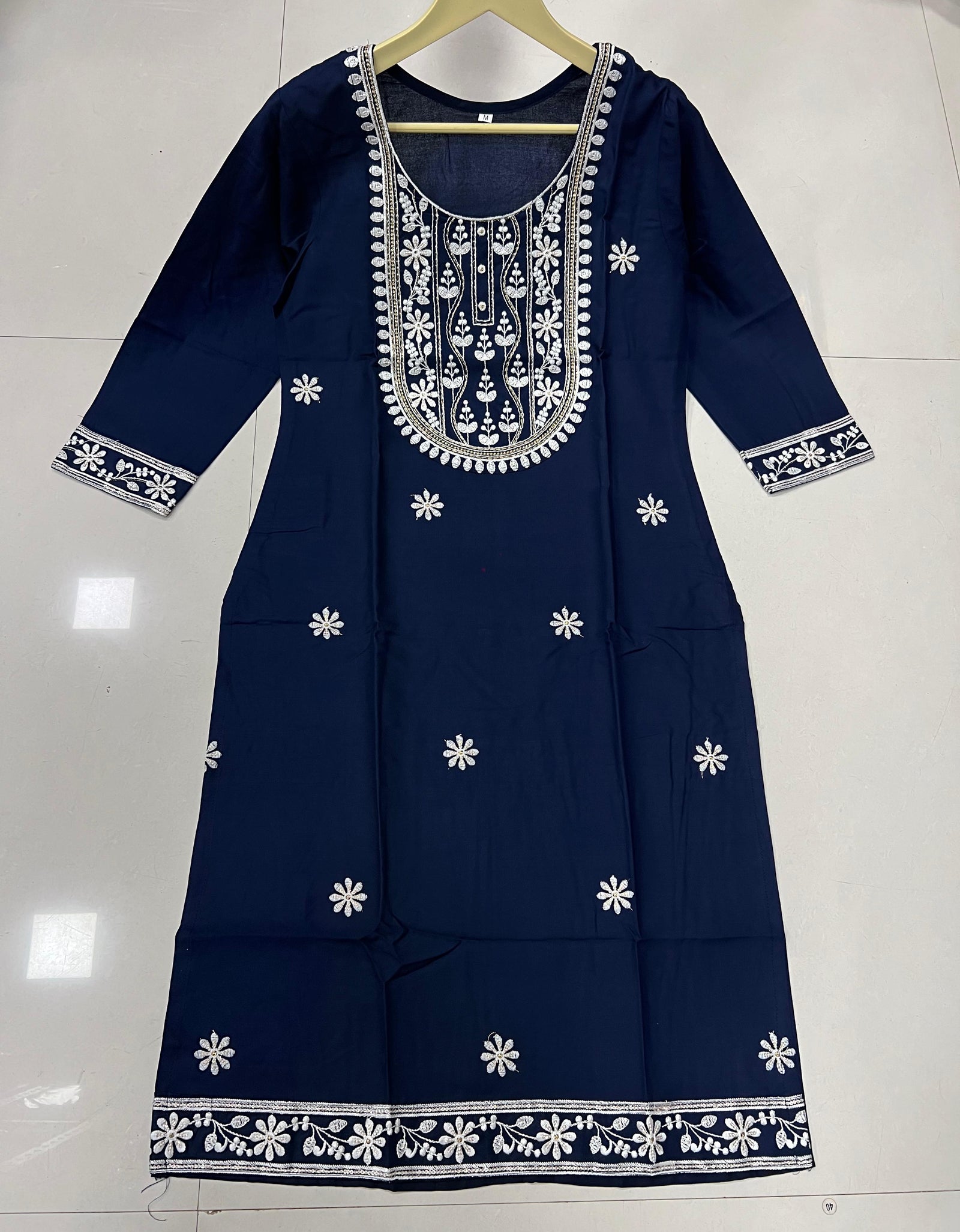 Women's Ethnic Designer Embroidery Kurti mahezon