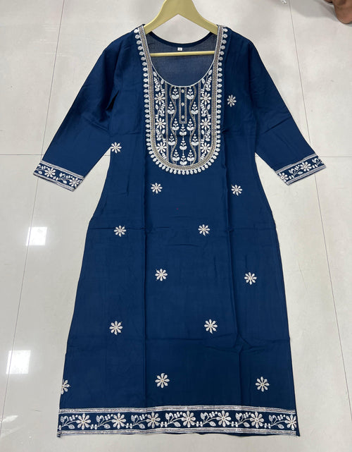 Load image into Gallery viewer, Women&#39;s Ethnic Designer Embroidery Kurti mahezon
