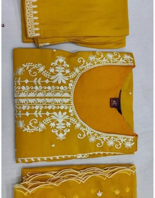 Load image into Gallery viewer, Women&#39;s Ethnic Festival Wear Kurta Pant Dupatta Set mahezon
