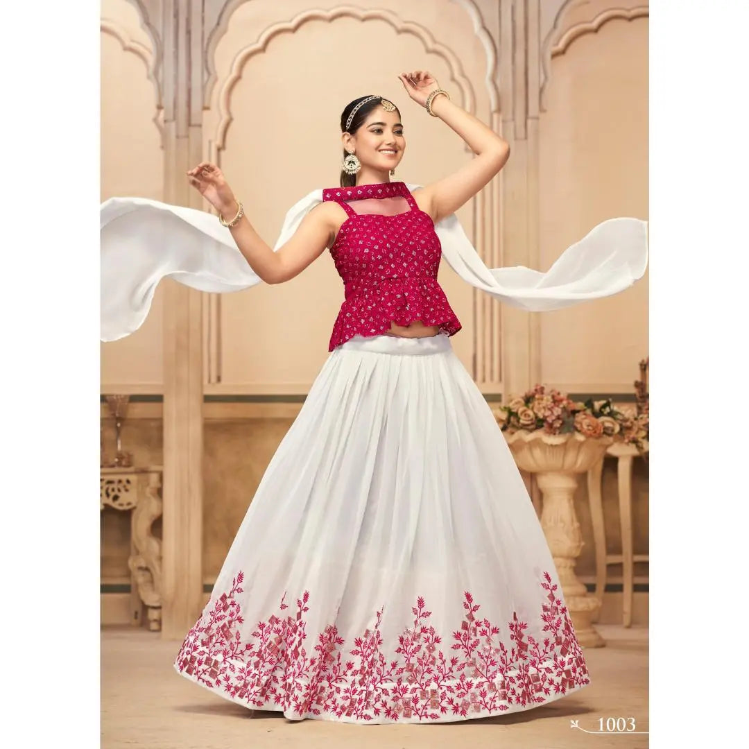 Women's Ethnic Wedding Wear Lehenga Choli Dupatta Set mahezon