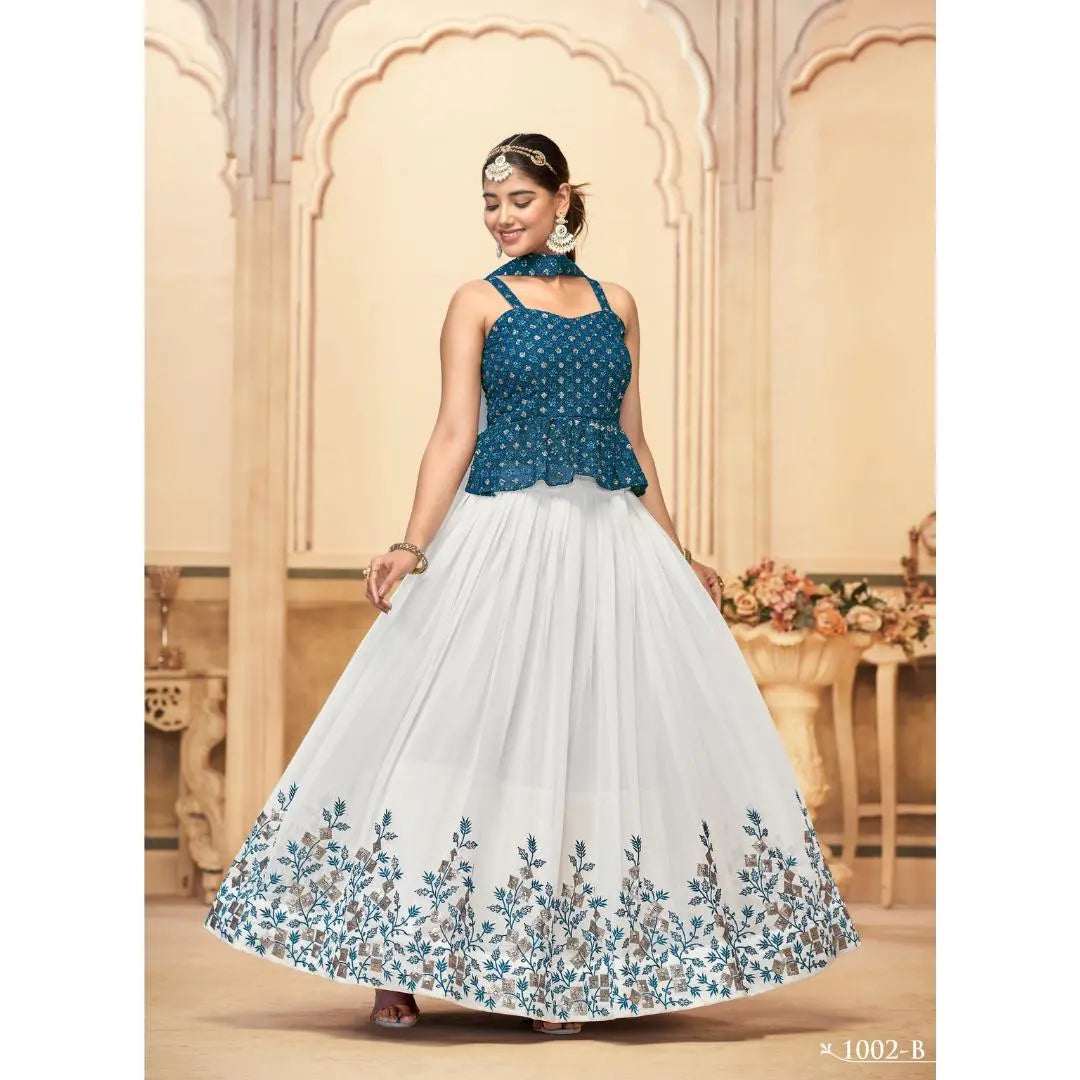 Women's Ethnic Wedding Wear Lehenga Choli Dupatta Set mahezon