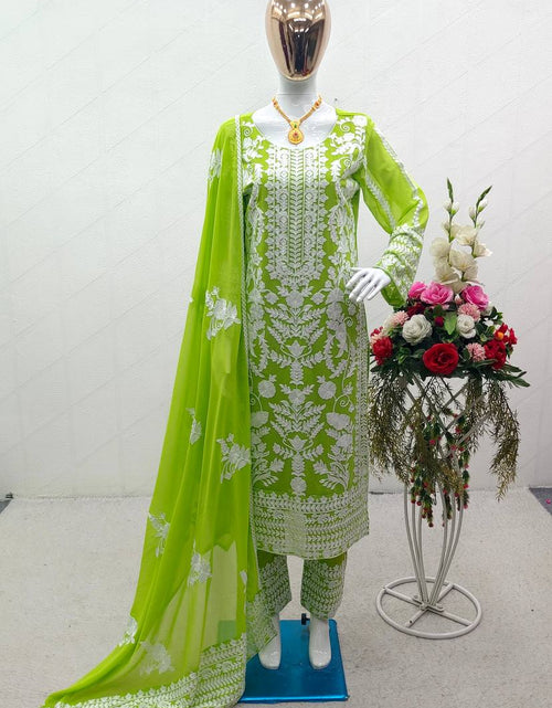 Load image into Gallery viewer, Women&#39;s Wedding Party Wear Kurta Pant Dupatta Suit mahezon
