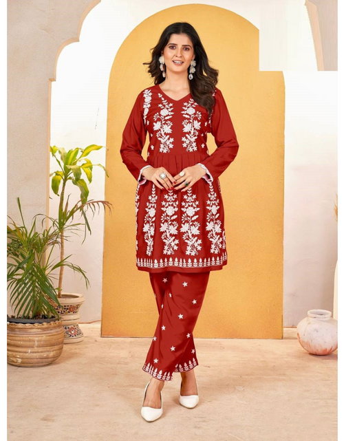 Load image into Gallery viewer, Women&#39;s Chikankari Co Ord Set mahezon
