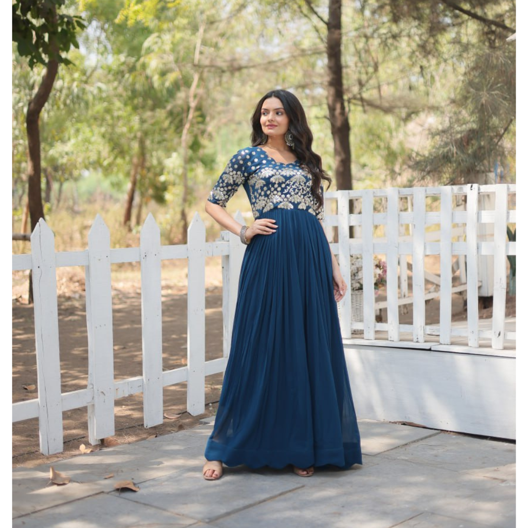 Women's Party Wear Designer Gown mahezon