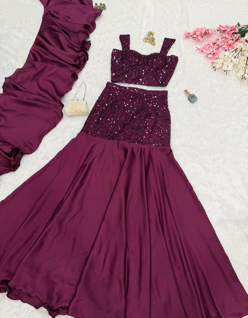 Load image into Gallery viewer, Women's Designer Party wear Blouse Skirt Dupatta mahezon
