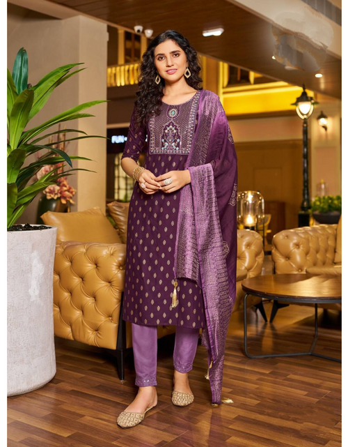 Load image into Gallery viewer, Women&#39;s Diwali Kurti Pant Dupatta Suit mahezon
