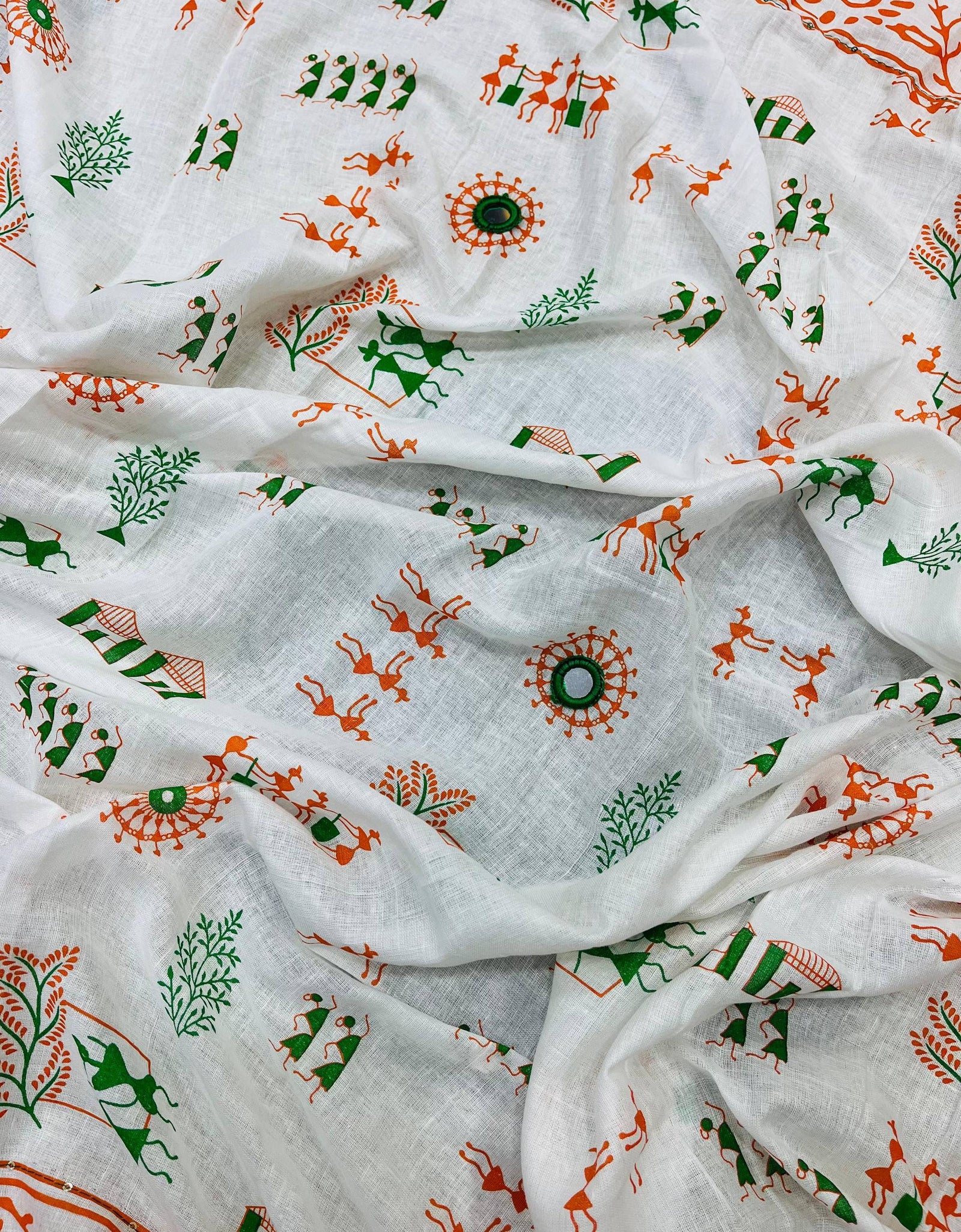 Tricolor Women’s Saree for Republic and Independence Day mahezon