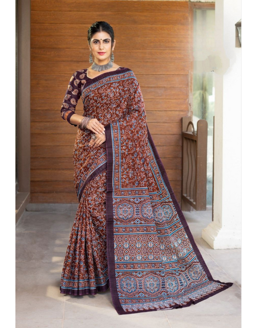 Load image into Gallery viewer, Women Pure Cotton Sarees mahezon
