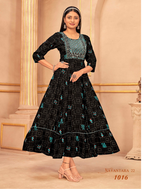 Load image into Gallery viewer, Women Embroidery Party Wear Gown mahezon
