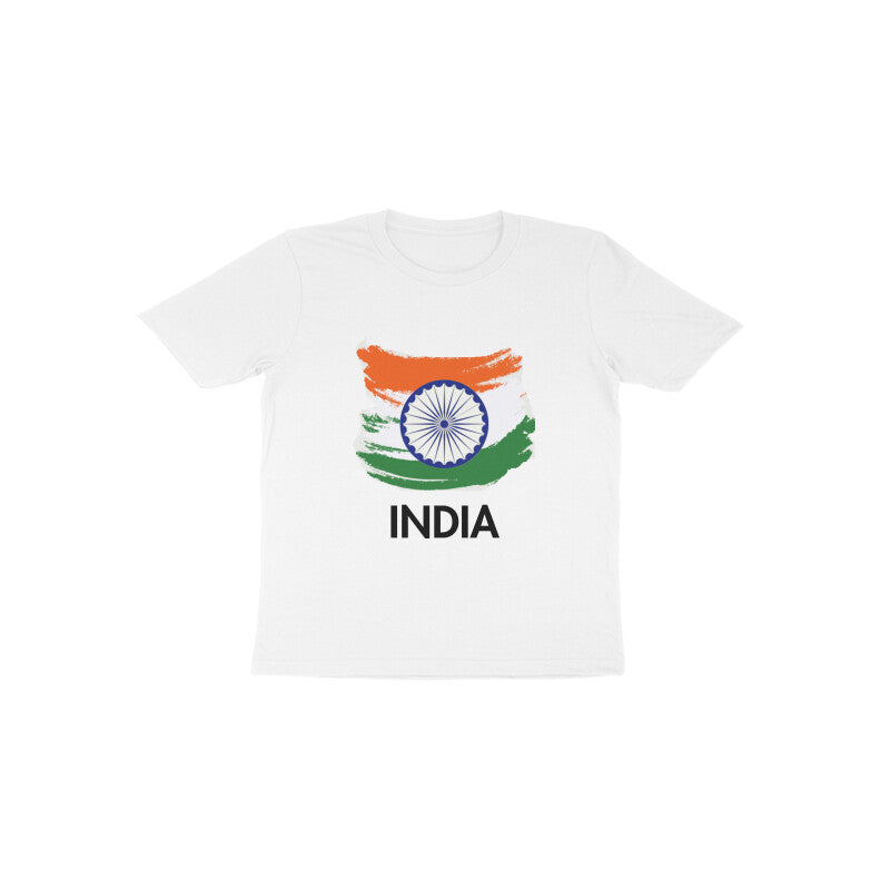 Kids Boy Independence Day White T-shirt Printrove