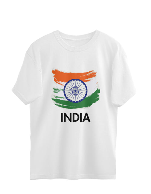 Load image into Gallery viewer, Independence Day Men and Women Oversized T-shirts Dress Printrove
