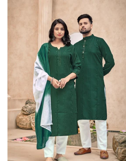 Load image into Gallery viewer, Traditional Diwali Couple Wear Same Matching Outfits
