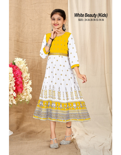 Load image into Gallery viewer, Kid Girl Traditional Wear Frock Dress mahezon
