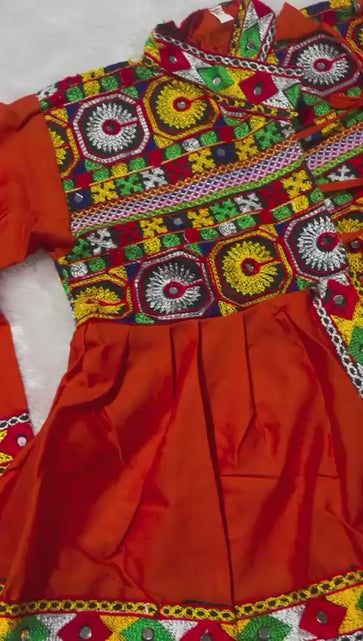 Load and play video in Gallery viewer, Navratri Garba Kids Boy Kedia Dhoti Dress
