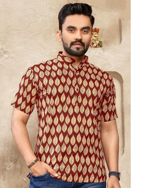Load image into Gallery viewer, Pyr Cotton Print Men&#39;s Party wear Shirt mahezon
