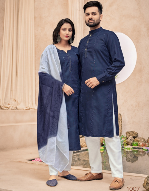 Load image into Gallery viewer, Traditional Diwali Couple Wear Same Matching Outfits mahezon

