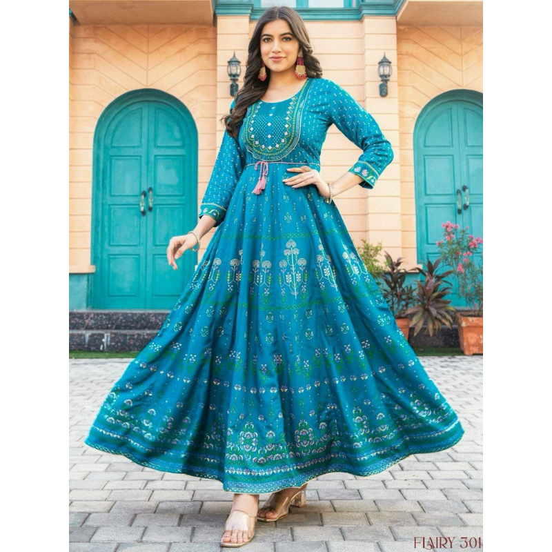 11467 Long Anarkali Gown In Six Colour Latest Party Wear Collections  Manufacturer In Surat at Rs 600 | Anarkali Gown in Surat | ID: 2849426177673