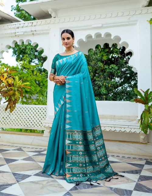 Load image into Gallery viewer, Women Soft Tussar Silk Sarees
