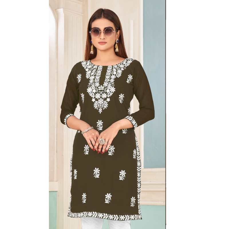 Buy online Beautiful Embroidery Gown Design, Embroidery Sleeve from Kurta  Kurtis for Women by Rishara Fashions for ₹1599 at 27% off | 2024  Limeroad.com