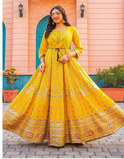 Premsetu Indo Western Crop Top Dress On Mal Cotton Print With Hand Work On  3/4th Sleeve(PS1322A) at Rs 1395/piece in Surat