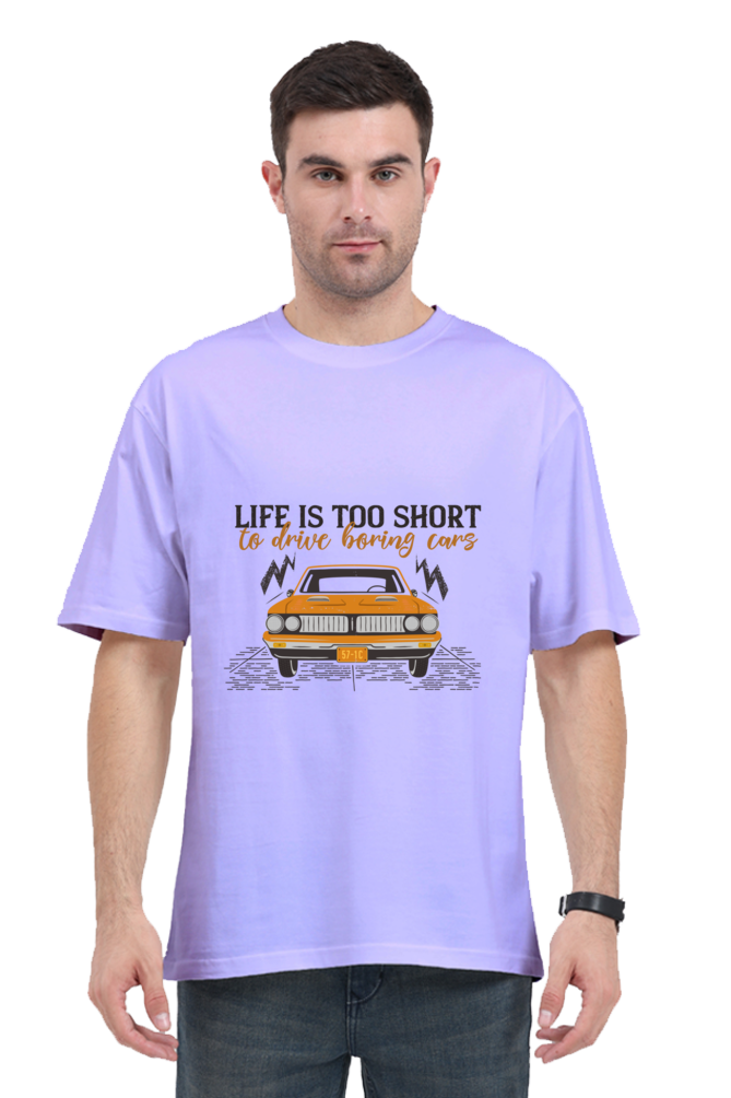 Unisex Standard Car Lavender T-Shirt mahezon