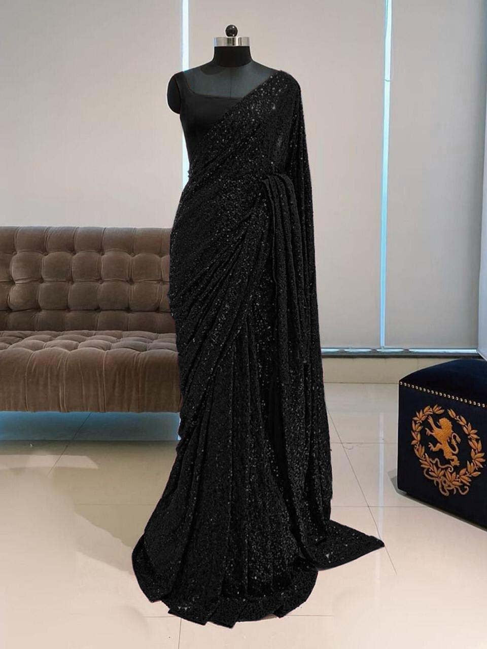 Beautiful Bollywood Sequin Party and Wedding Wear Sarees mahezon