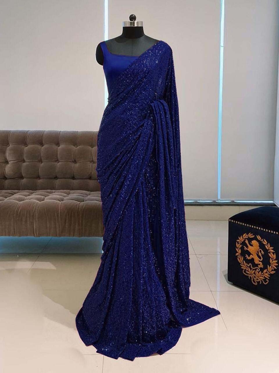 Beautiful Bollywood Sequin Party and Wedding Wear Sarees mahezon