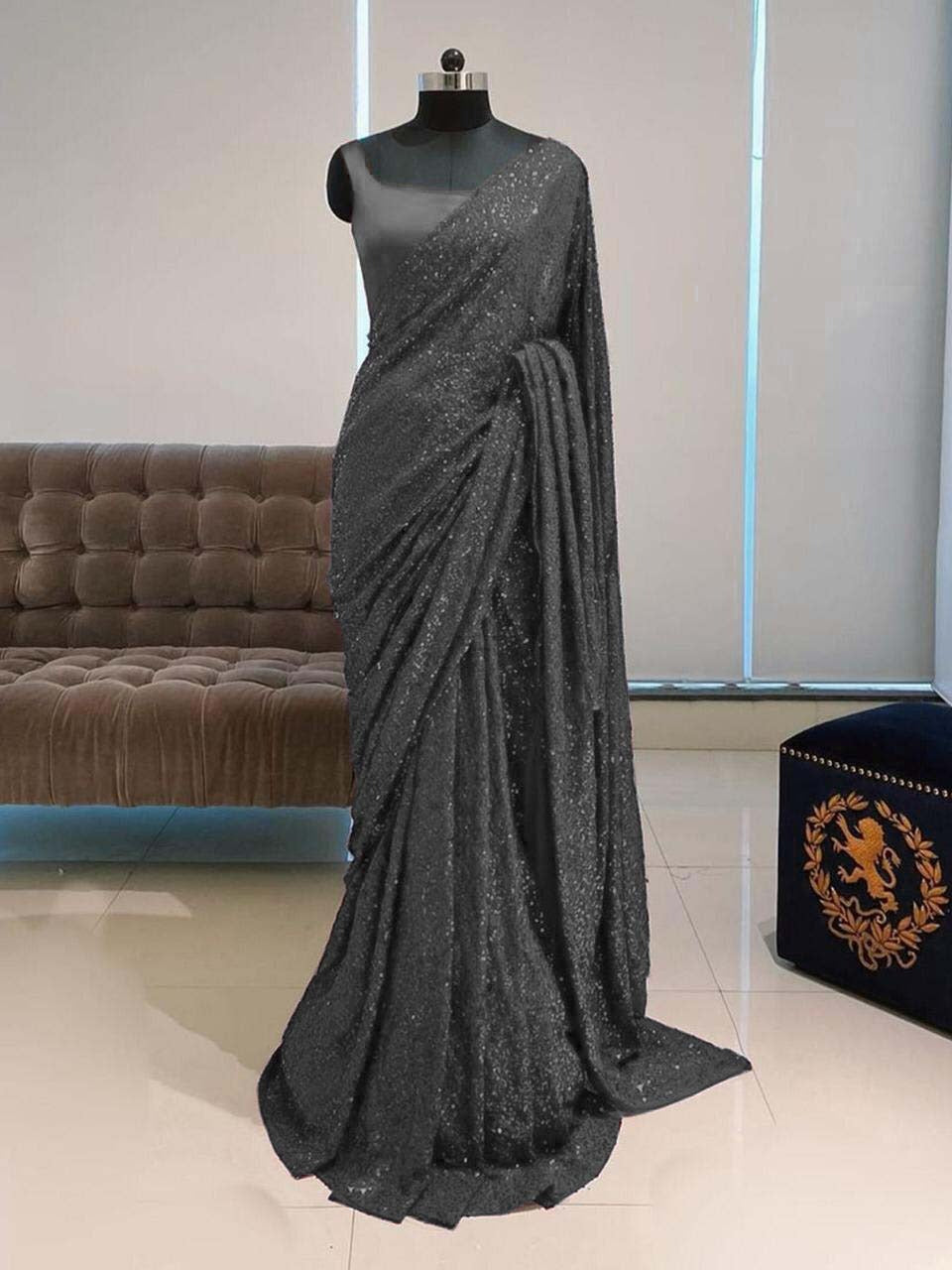 Beautiful Bollywood Sequin Party and Wedding Wear Sarees mahezon