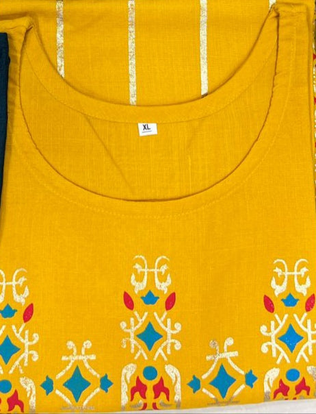 Beautiful Traditional Yellow Couple wear Same Matching Men and Women Dress. mahezon