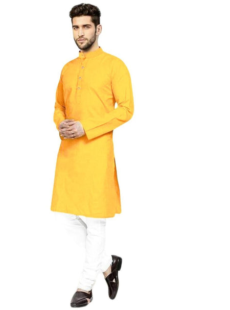 Beautiful Men's Cotton Kurta Pajama set for festival wear. mahezon