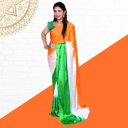 Independence day special Tiranga saree... - Aku-Kukku Sarees | Facebook