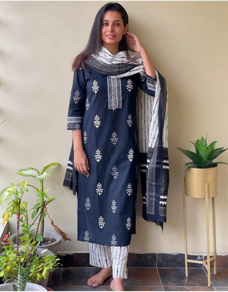 Women Kurti Pant Duppatta set mahezon